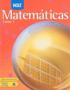 Holt Matematicas, Curso 1