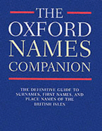 The Oxford Names Companion