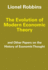 The Evolution of Modern Economic Theory: Other Papers on the History of Economic Thought