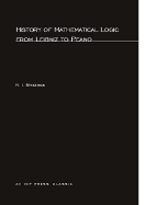 History of Mathematical Logic from Leibnitz to Peano