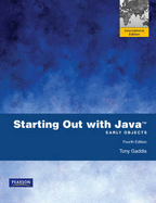 Starting Out with Java: Early Objects – Paperback (2011) by Tony Gaddis. Pearson Education Limited International ed of 4th revised ed. ISBN: 0273751220