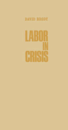Labor in Crisis: The Steel Strike of 1919