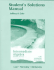Student Solutions Manual for Intermediate Algebra