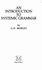 An Introduction to Systemic Grammar