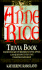 Anne Rice Trivia Book