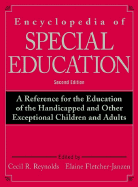 Encyclopedia of Special Education, 3 Volume Set