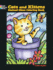Cats and Kittens Stained Glass Coloring Book