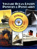 Vintage Ocean Liners Posters and Postcards CD-ROM and Book