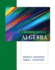 Intermediate Algebra