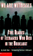 We Are Witnesses: Five Diaries of Teenagers Who Died in the Holocaust