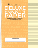 Deluxe Wirebound Super Premium Manuscript Paper (Gold Cover)