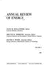Annual Review of Energy