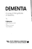 Dementia: A Survey of the Syndrome of Dementia