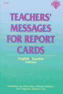Teachers' Messages for Report Cards, Grades K - 8