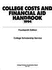 College Costs and Financial Aid Handbook, 1994