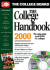 The College Board College Handbook