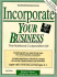 Incorporate Your Business (3.5 IBM with Book): The National Corporation Kit-With Forms-On-Disk (2nd Edition)