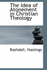The Idea of Atonement in Christian Theology