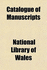 Catalogue of Manuscripts