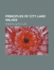Principles of City Land Values