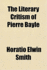 The Literary Critism of Pierre Bayle