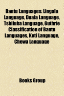 Bantu Languages: Lingala Language, Duala Language, Tshiluba ... Bantu Languages: Lingala Language, Duala Language, Tshiluba ...