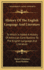 History of the English Language and Literature: To Which Is Added a History of American Contributions to the English Language and Literature