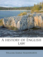 A History of English Law