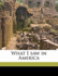 What I Saw in America