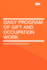 Daily Program of Gift and Occupation Work