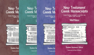New Testament Greek Manuscripts: Gospel 4-Pack