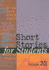 Short Stories for Students: Presenting Analysis, Context, and Criticism on Commonly Studied Short Stories