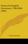 Essays in English Literature, 1780-1860
