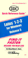 Quick Reference Guide for Lotus 123 Release 5 for Windows