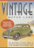 Vintage Motor Cars Playing Card Deck
