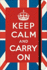Keep Calm and Carry on Small Lined Notebook