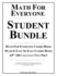 Math for Everyone Student Bundle: Math for Everyone Combo Book, Math Is Easy So Easy Combo Book, AP* AB Calculus Test Prep: 7th Grade Math, Algebra I, Geometry I, Algebra II, Math Analysis, Calculus