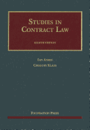 Studies in Contract Law
