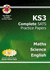 KS3 Complete SATs Practice Papers: Maths, Science and English