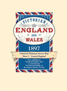 Central England - Coloured Victorian Map 1897