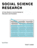 Social Science Research