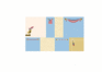 Red, White and Blue Birds Stick Notes (Spank Stationery)