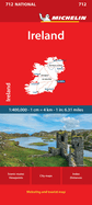 Michelin Ireland Map 712 (Michelin Maps)