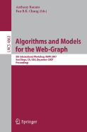 Algorithms and Models for the Web-Graph: 5th International Workshop, Waw 2007, San Diego, CA, USA, December 11-12, 2007, Proceedings