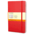 Moleskine Classic Red Notebook, Ruled Large