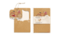 Moleskine Ornament Note Cards Snowy Bicycle Large