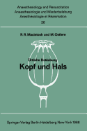 rtliche Betubung: Kopf und Hals