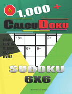 1,000 + Calcudoku sudoku 6x6: Logic puzzles medium - hard levels