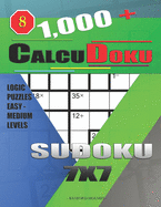 1,000 + Calcudoku sudoku 7x7: Logic puzzles easy - medium levels