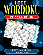 1,000+ Wordoku Puzzle Book for Adults: Word-based Sudoku Puzzles with a secret 9-letter word.